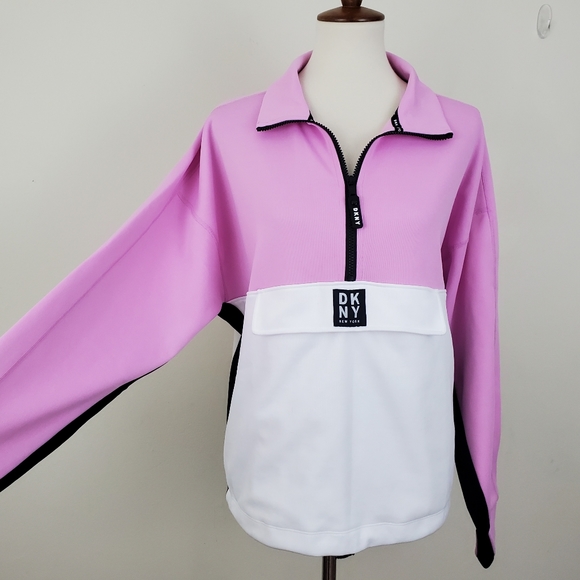 DKNY Sport Half Zip Pullover Sweatshirt - Picture 6 of 16